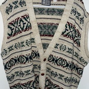 445 FITH 4X large acrylic Sweater Vest BIG & TAll Free Shipping